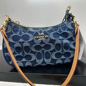 Coach Teri Mini Crossbody Bag In Signature Denim Crossbody